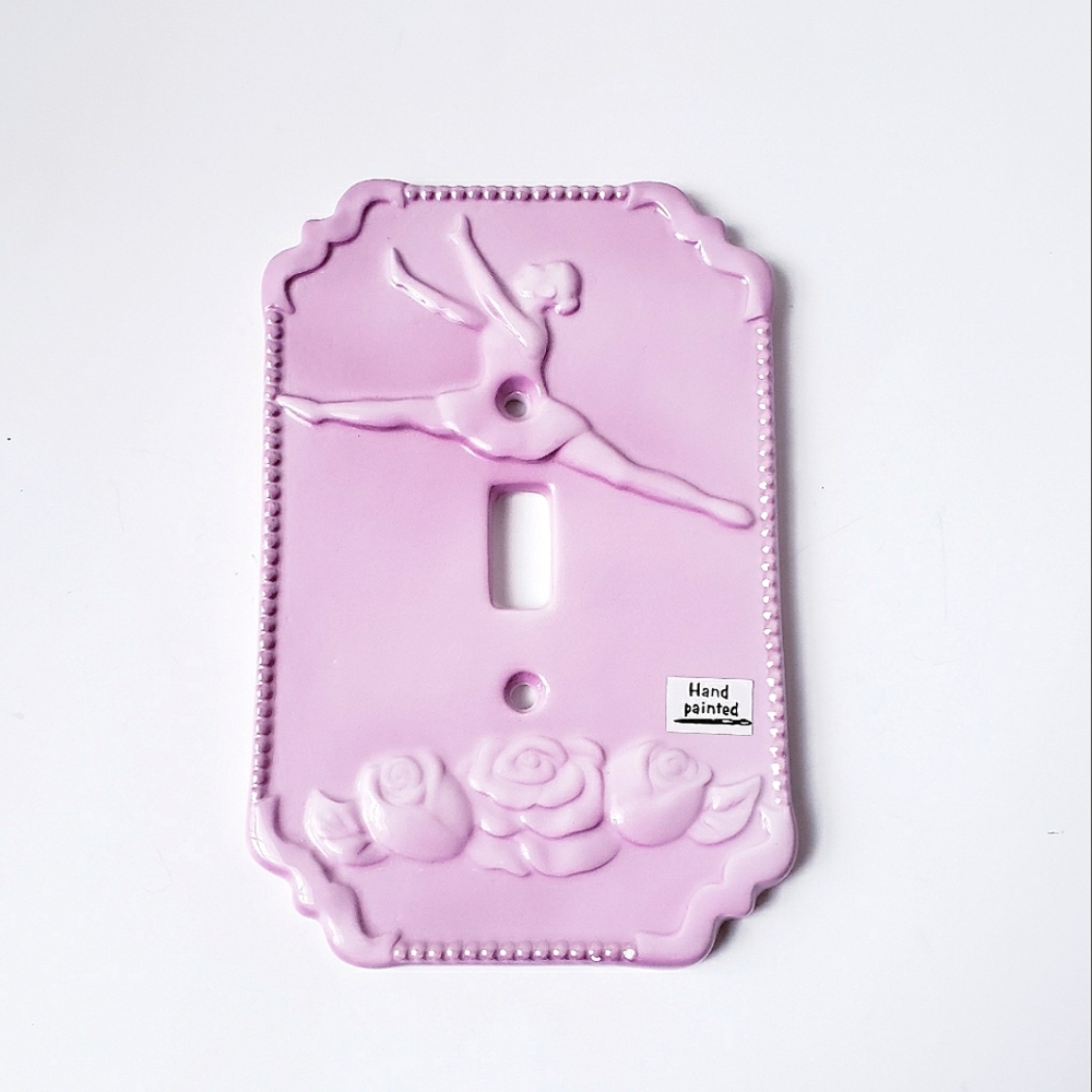 Vintage Russ Purple Light Switch Plate